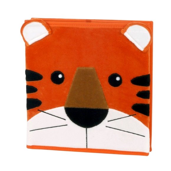 YOUR ZONE Collapsible Orange Storage Bin - Tiger - Picture 2 of 4
